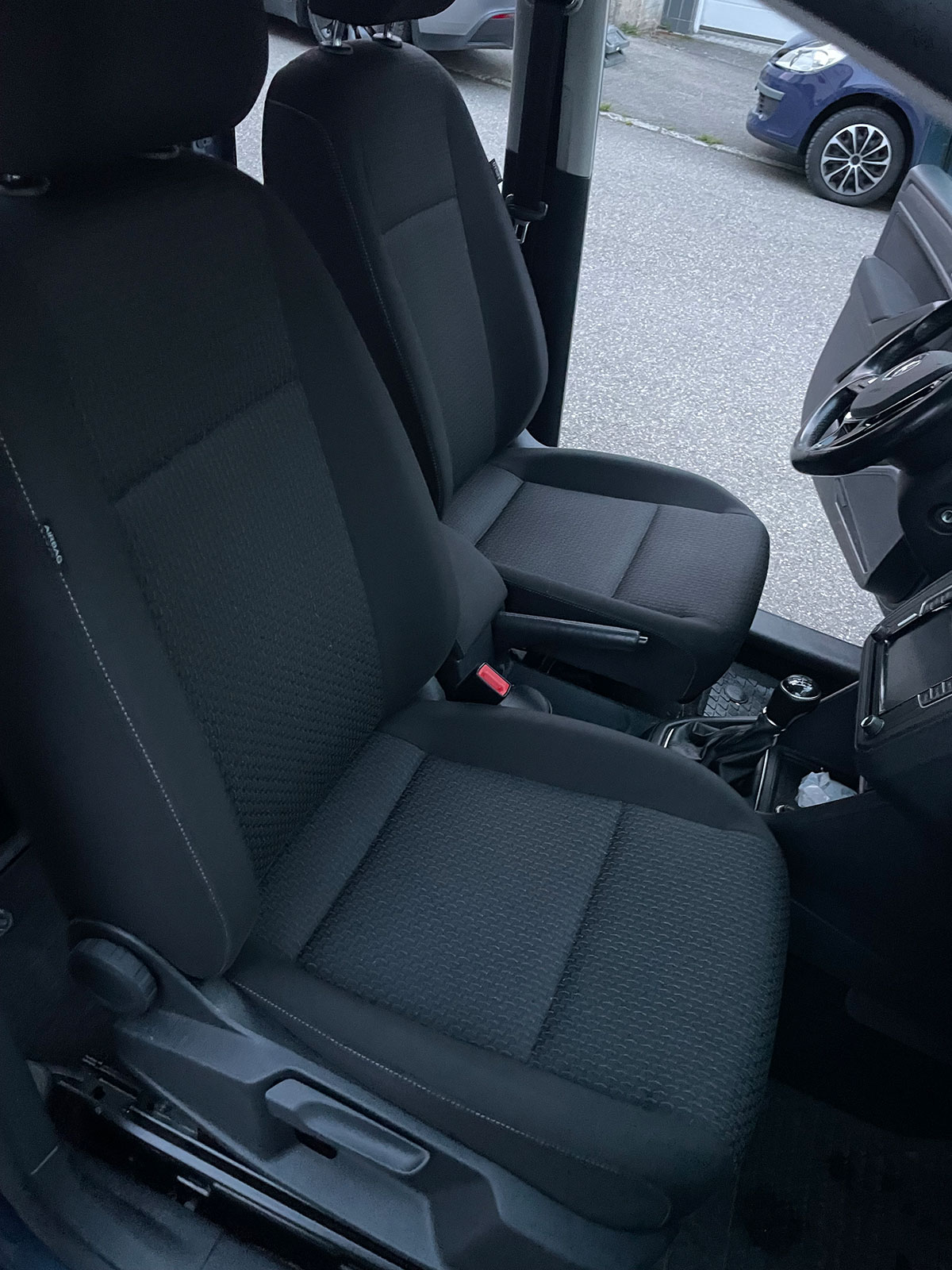 Gereinigter Autositz
