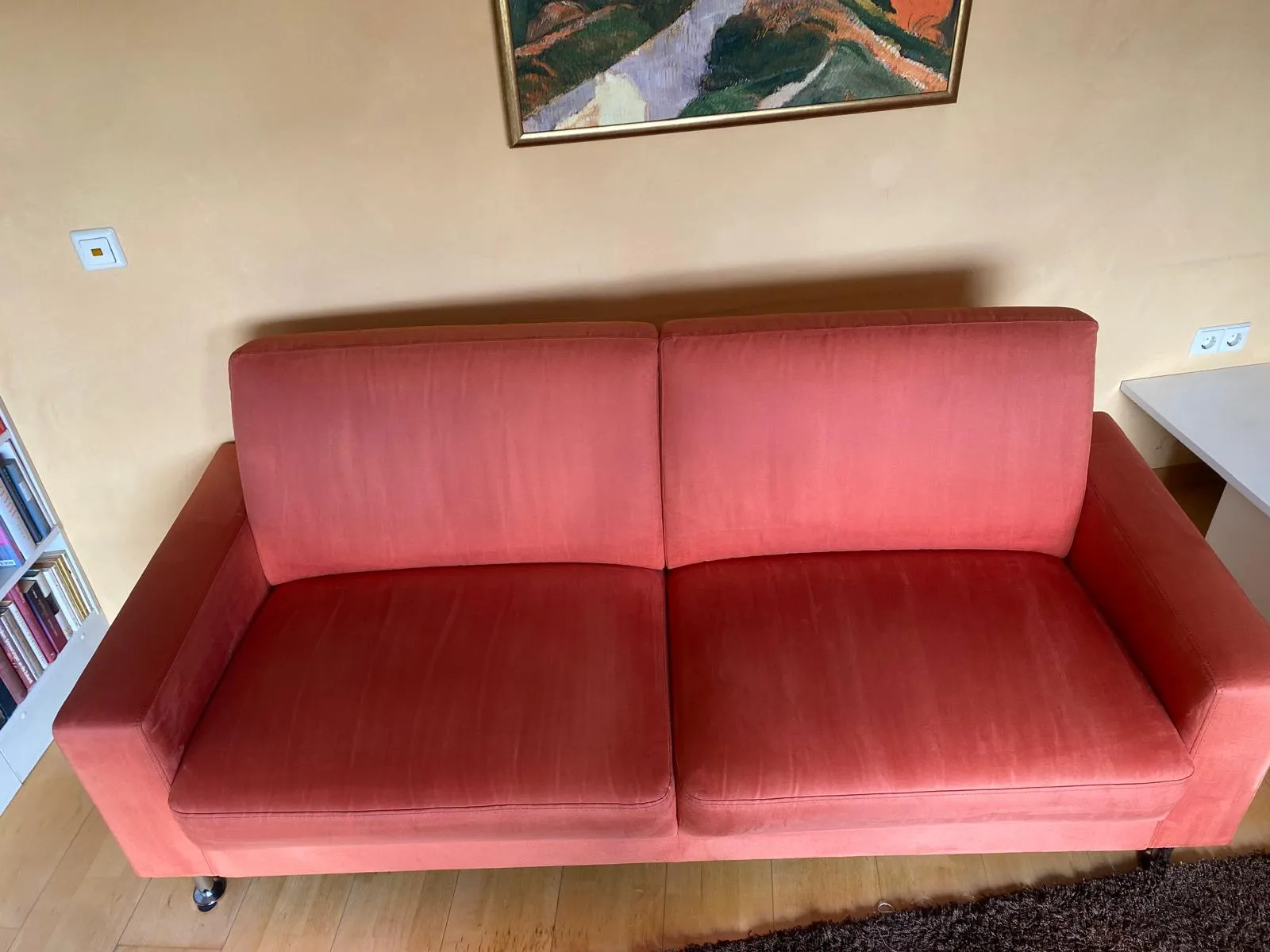 Nachher: Sofa · Mikrofaser nach der Reinigung